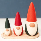 Nordic Gnomes – Set van 3 decoratieve kerstfiguren (3D-geprint)