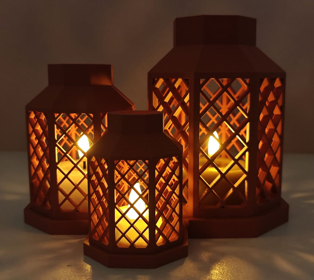 Lantaarn Casablanca – Decoratieve theelichthouders - 3 maten