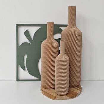 Bottle vaas - wood-PLA